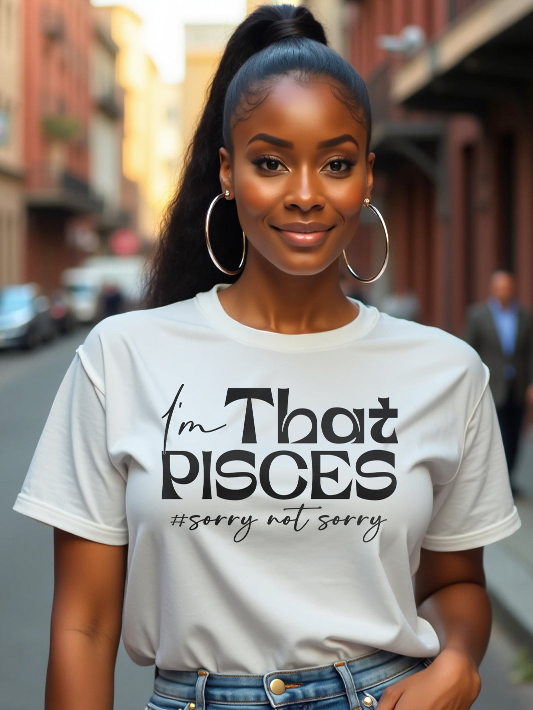 I'M THAT PISCES T-SHIRT | Head in the Clouds, Heart in Control