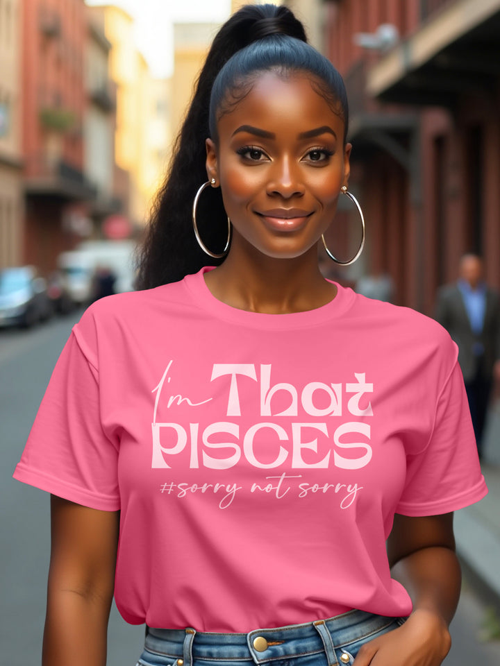 I'M THAT PISCES T-SHIRT | Head in the Clouds, Heart in Control