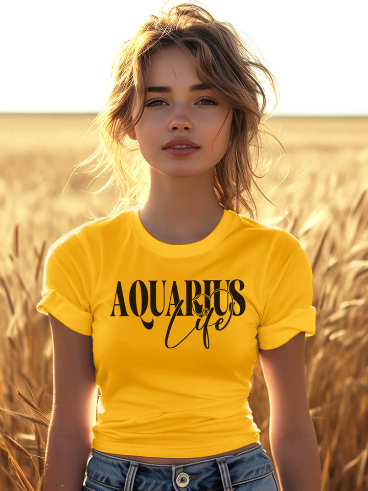 AQUARIUS LIFE T-SHIRT | The Visionary Vibe Never Misses