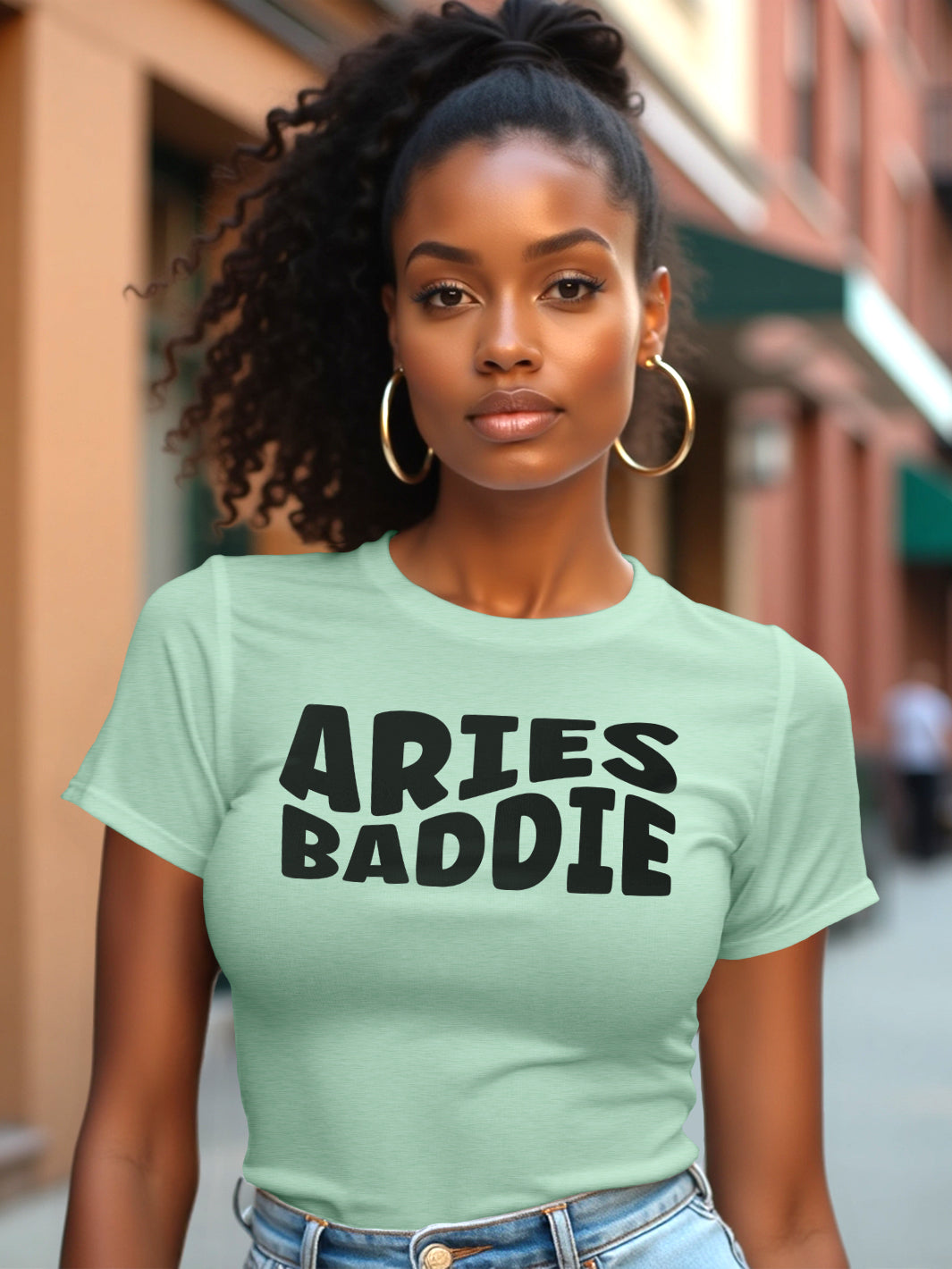 ARIES BADDIE T-SHIRT | First In, Last to Care
