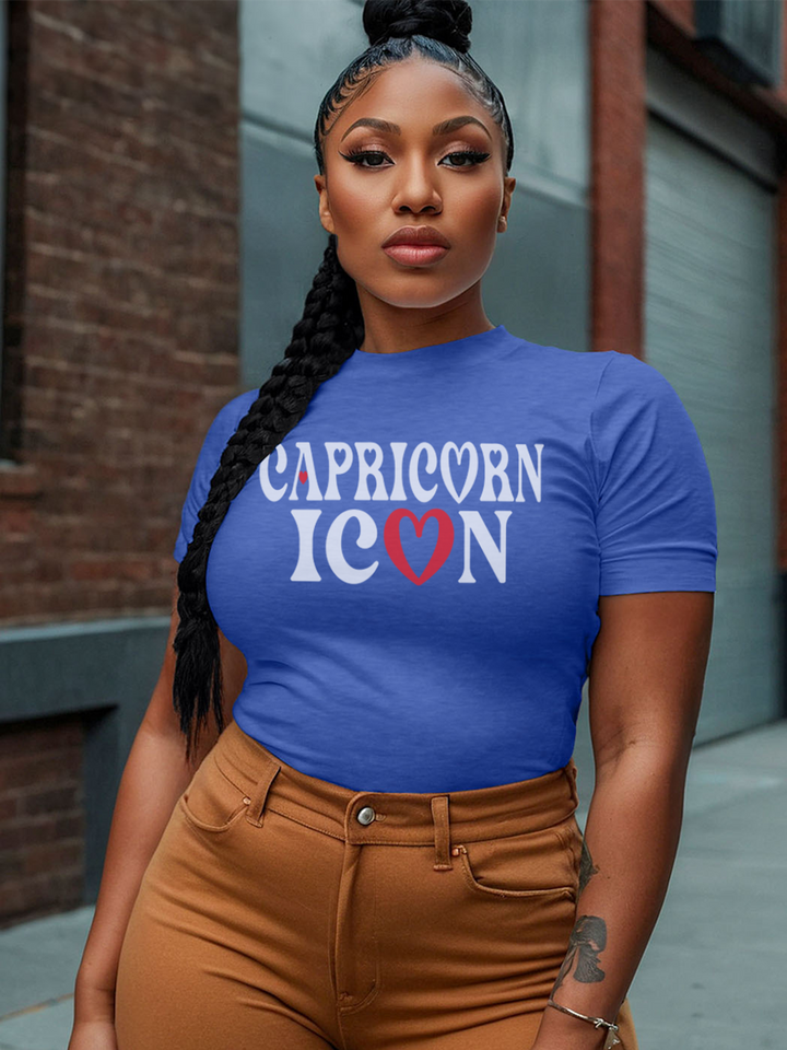 CAPRICORN ICON T-SHIRT | Quiet Pressure Builds Big Things