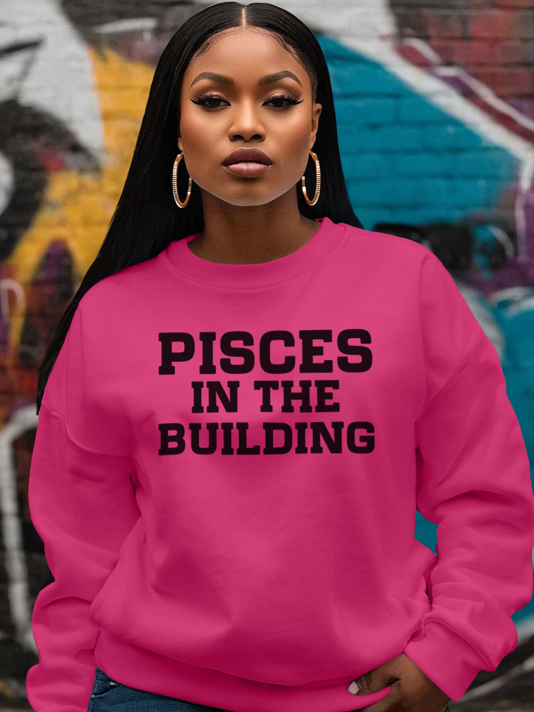 PISCES IN THE BUILDING SWEATSHIRT