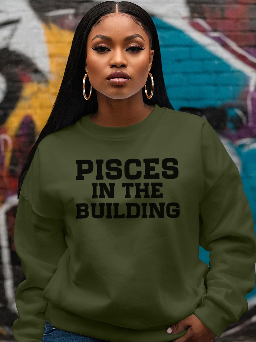 PISCES IN THE BUILDING SWEATSHIRT