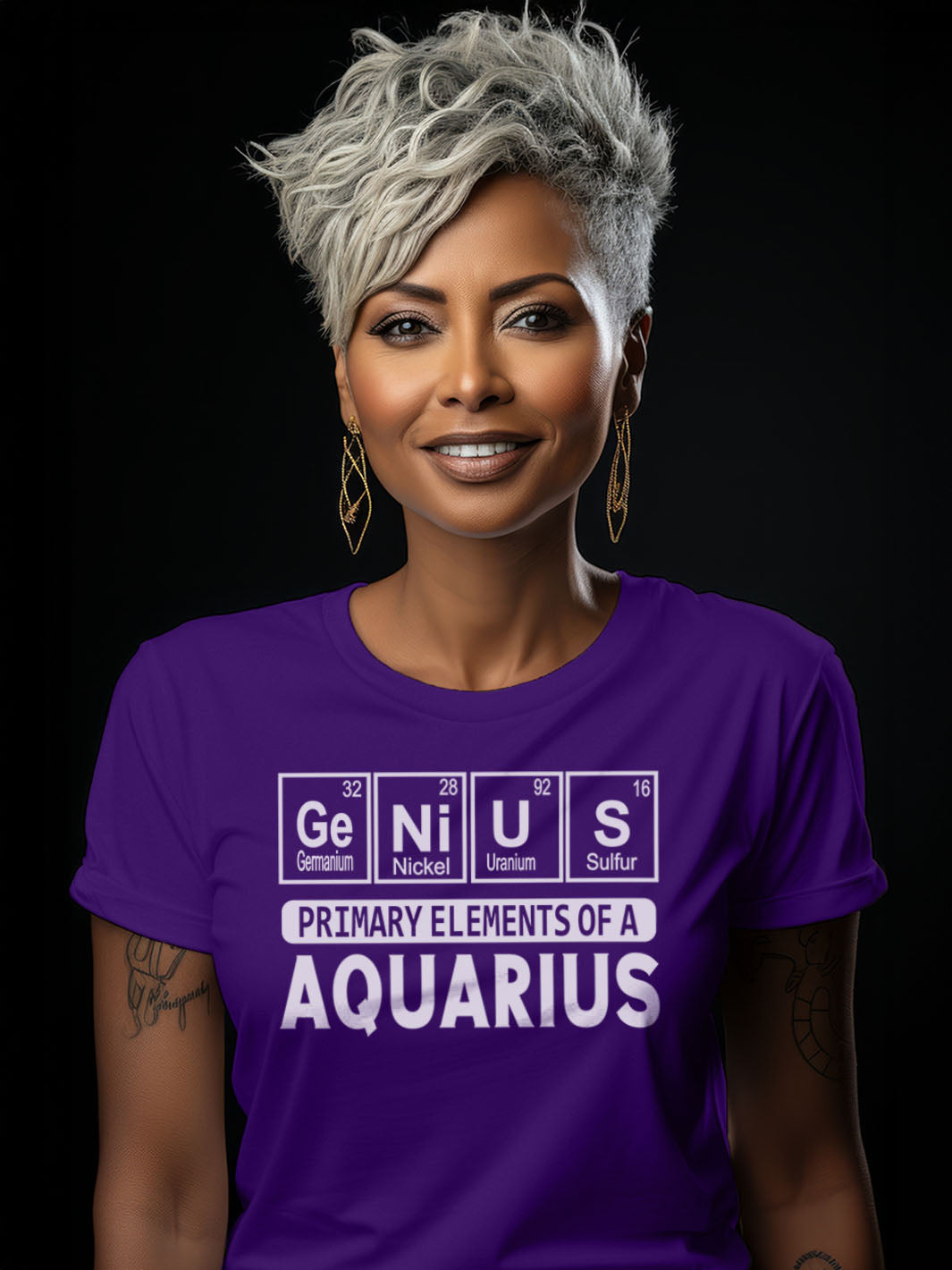PRIMARY ELEMENTS OF A AQUARIUS ELEMENTS T-SHIRT