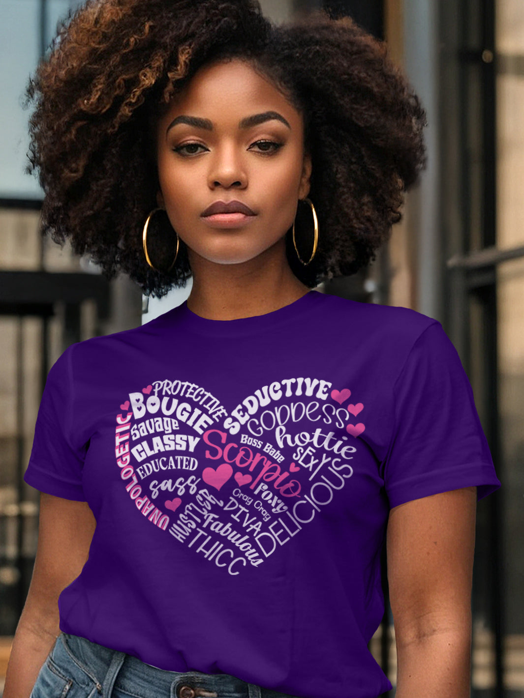 SCORPIO BOUGIE HEART T-SHIRT