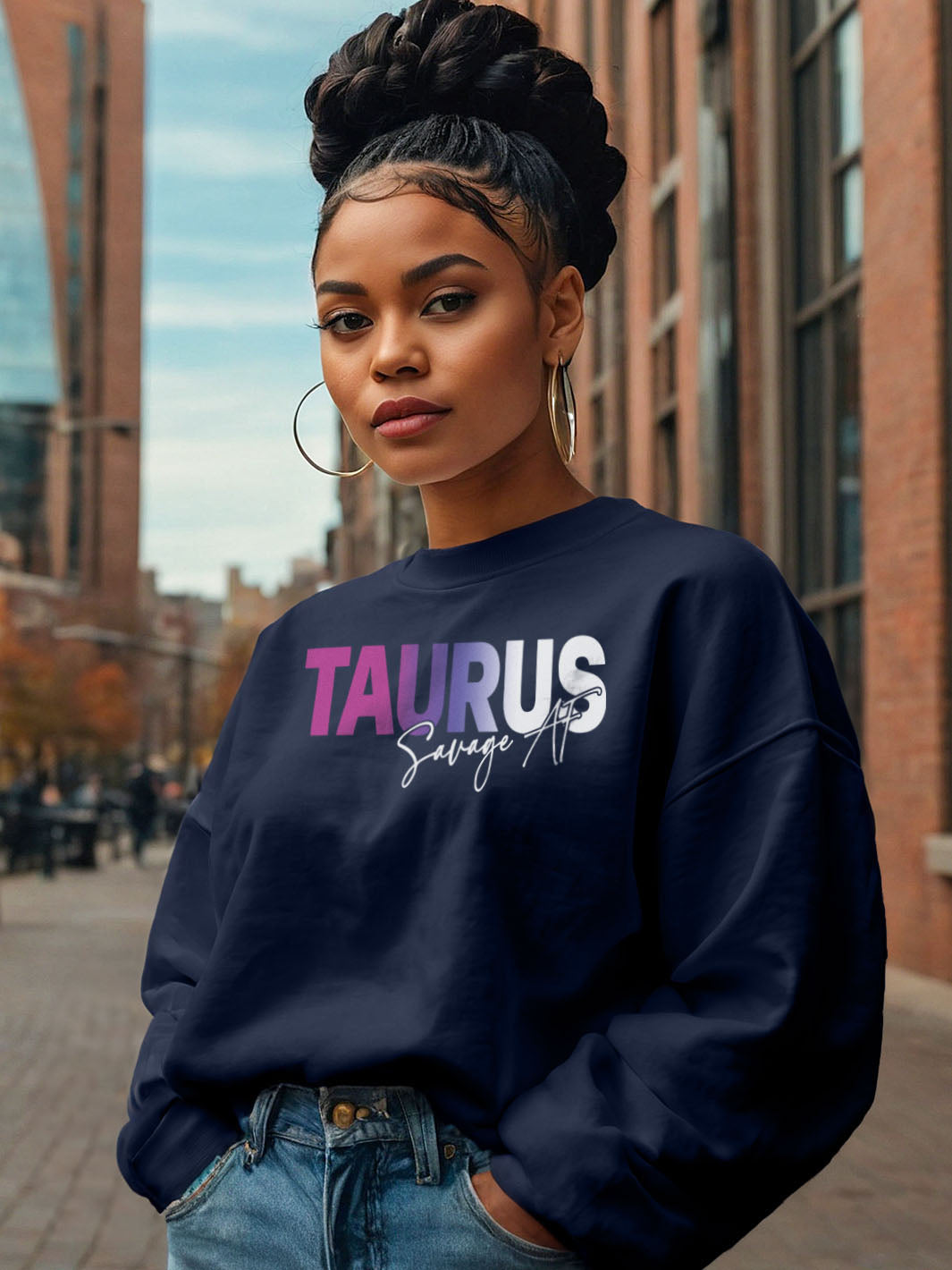 TAURUS SAVAGE AF SWEATSHIRT