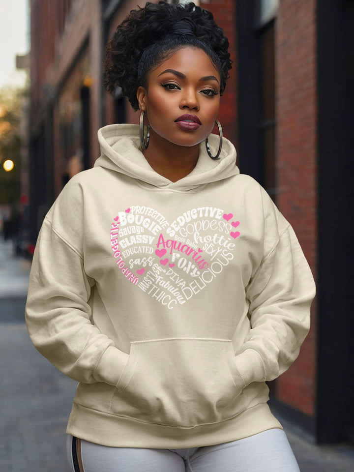 AQUARIUS HEART TRAITS HOODIE