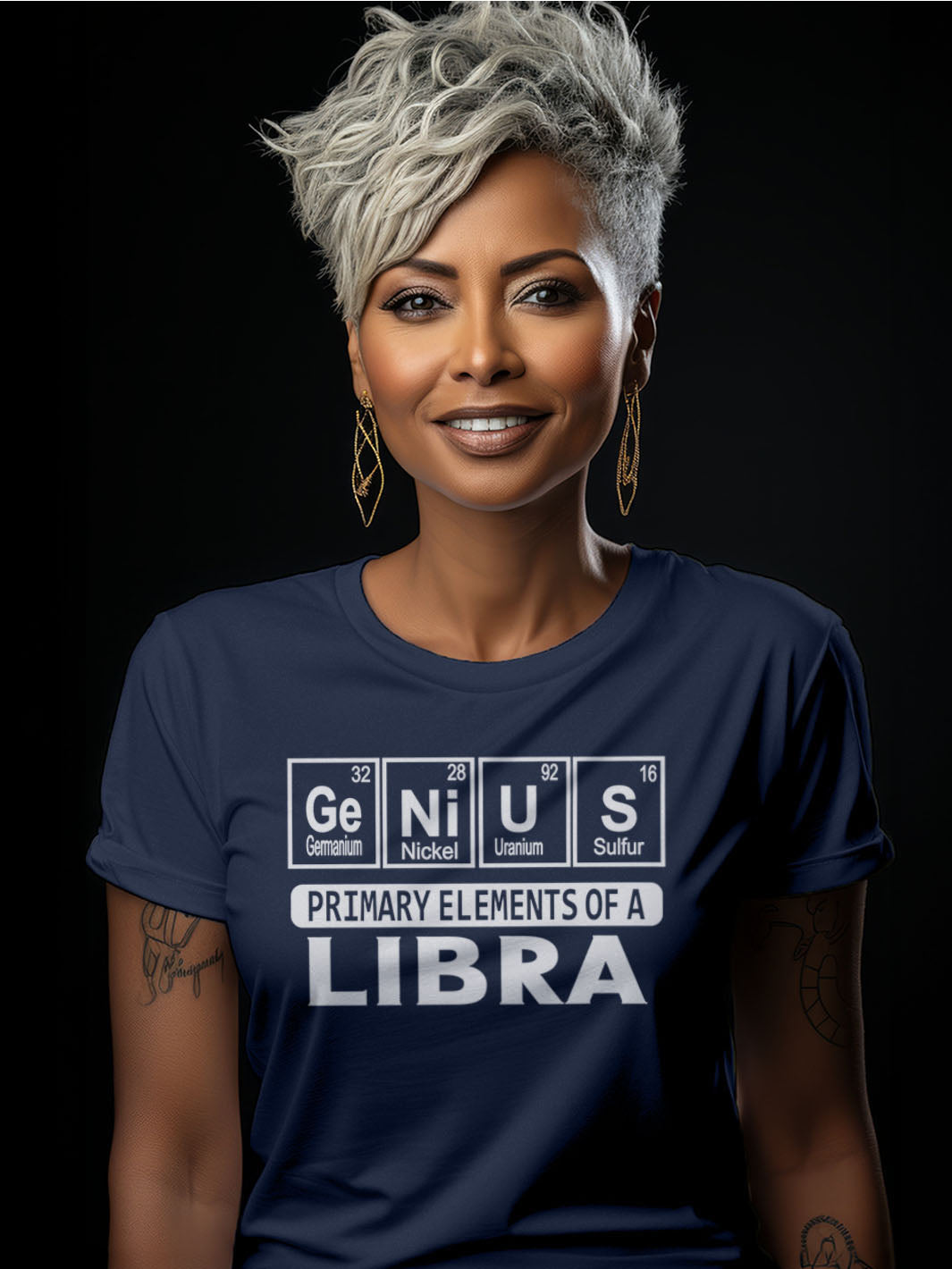 PRIMARY ELEMENTS OF A LIBRA T-SHIRT
