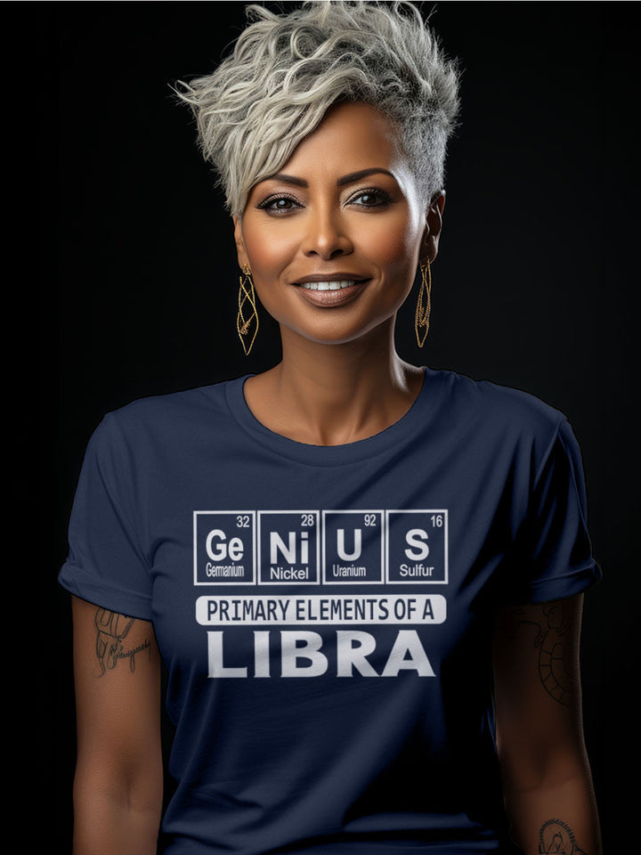 PRIMARY ELEMENTS OF A LIBRA T-SHIRT