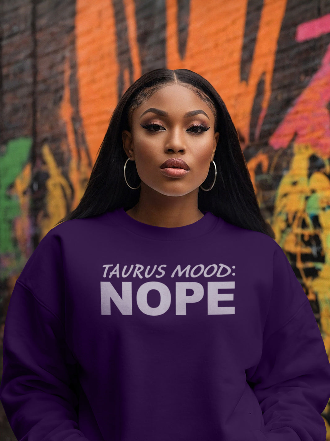 TAURUS MOOD: NOPE SWEATSHIRT