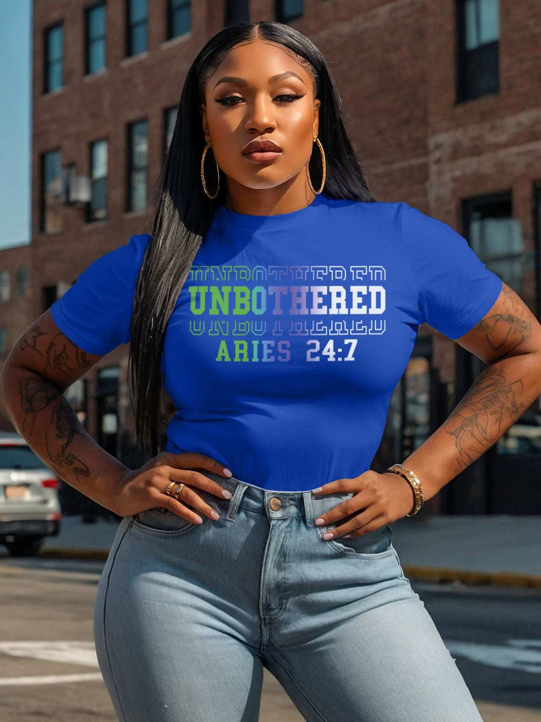 UNBOTHERED ARIES T-SHIRT | Zero Patience, All Power