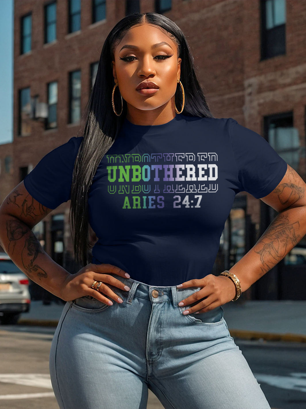 UNBOTHERED ARIES T-SHIRT | Zero Patience, All Power