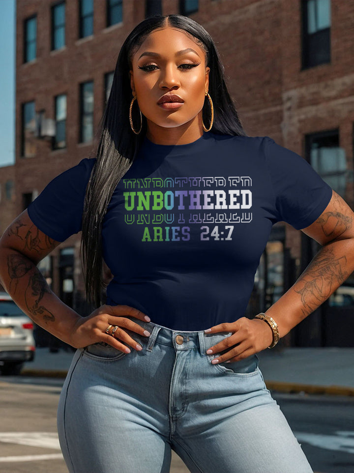 UNBOTHERED ARIES T-SHIRT | Zero Patience, All Power