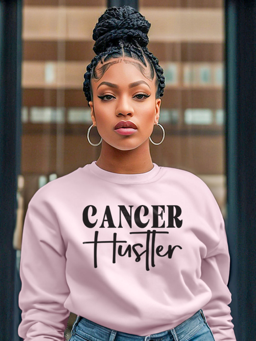 CANCER HUSTLER SWEATSHIRT