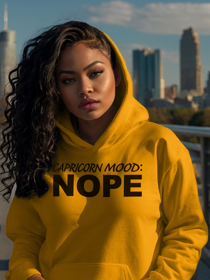 CAPRICORN MOOD HOODIE | Productivity in progress, do not disturb.