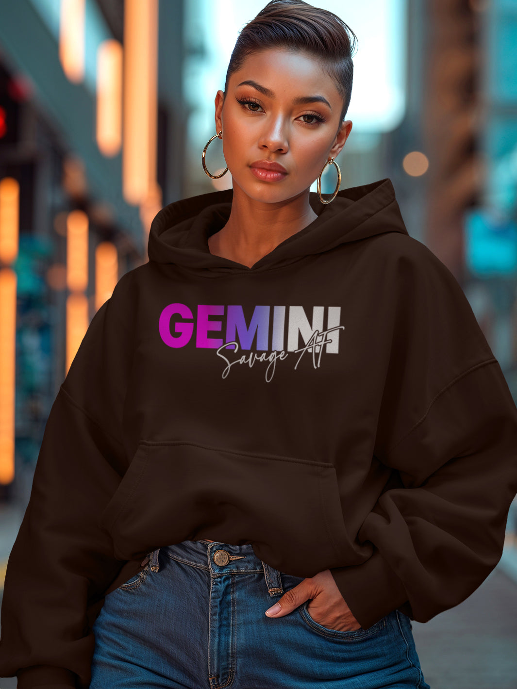 GEMINI SAVAGE AF HOODIE