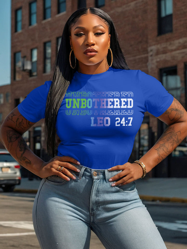UNBOTHERED LEO T-SHIRT | Drama? Never Heard of It