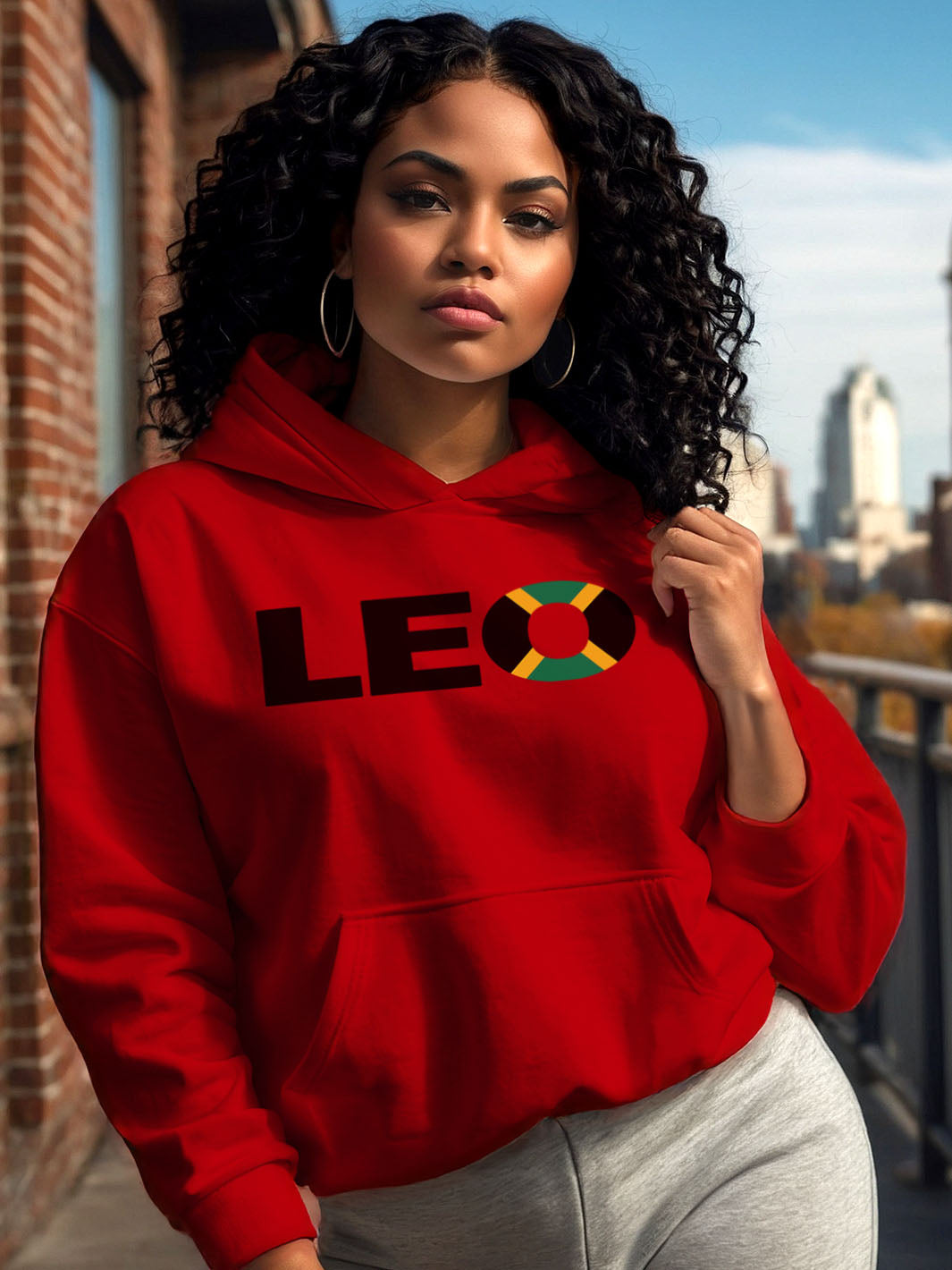 LEO HOODIE | Flag-Stamped With Fire
