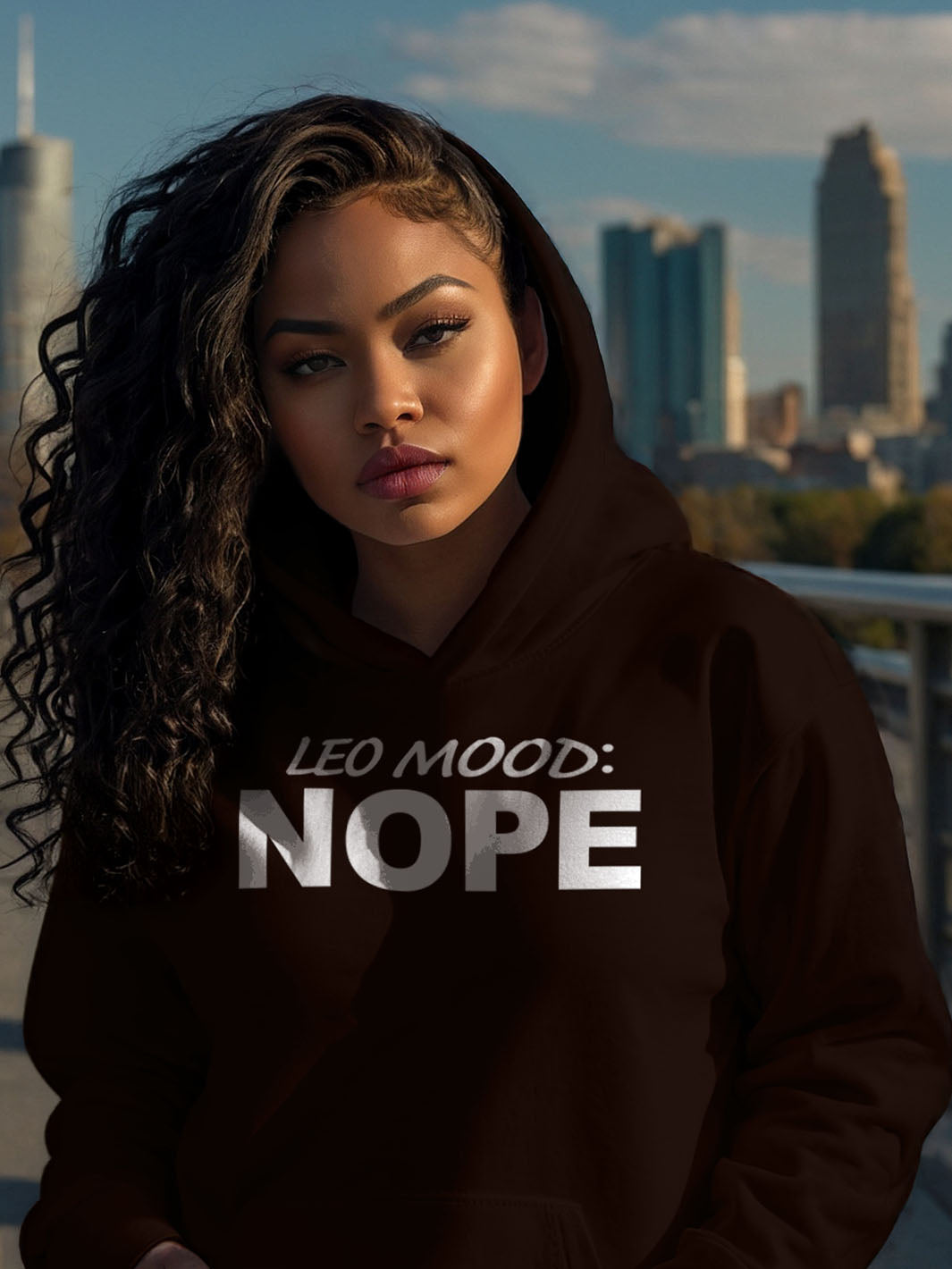 LEO MOOD HOODIE | You're welcome for my presence.