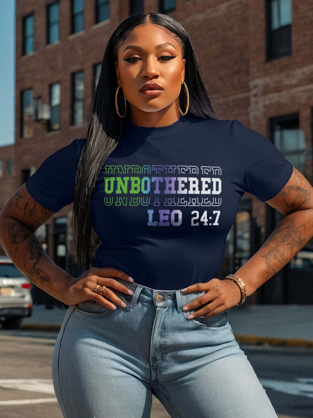 UNBOTHERED LEO T-SHIRT | Drama? Never Heard of It