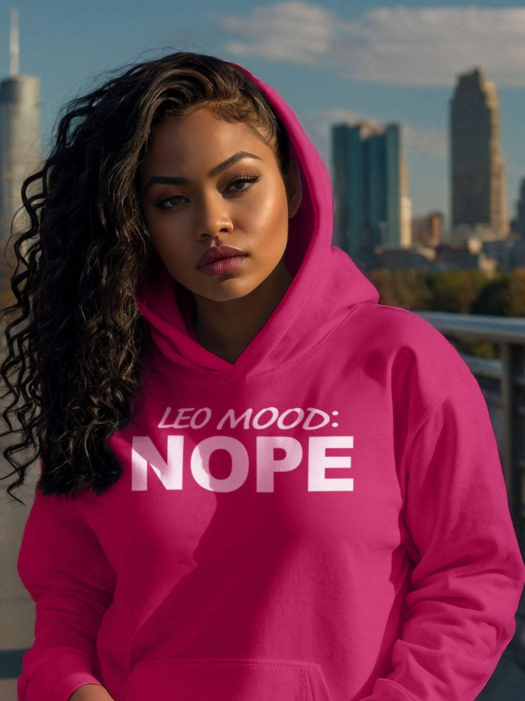 LEO MOOD HOODIE | You're welcome for my presence.
