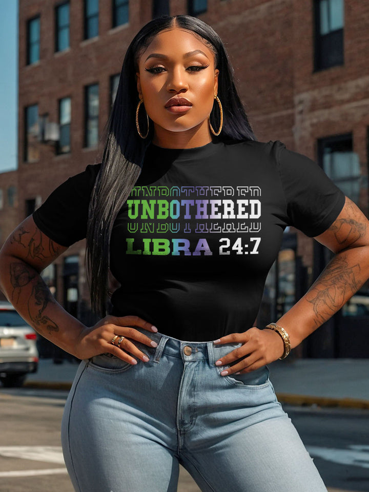 UNBOTHERED LIBRA T-SHIRT | Balanced But Not Bothered