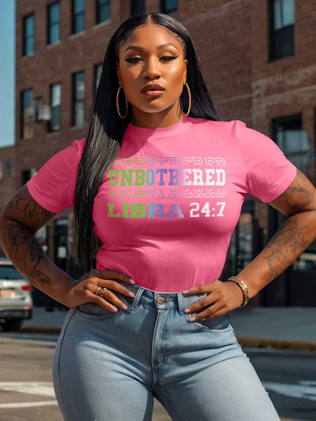 UNBOTHERED LIBRA T-SHIRT | Balanced But Not Bothered