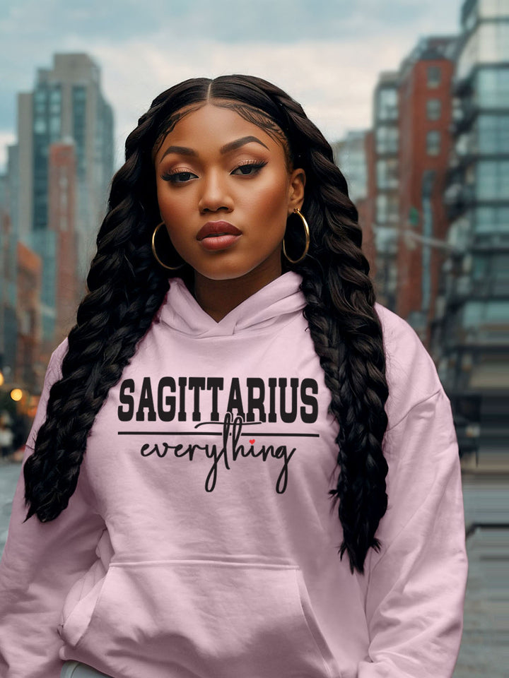 SAGITTARIUS OVER EVERYTHING HOODIE | Pack Light, Move Fast