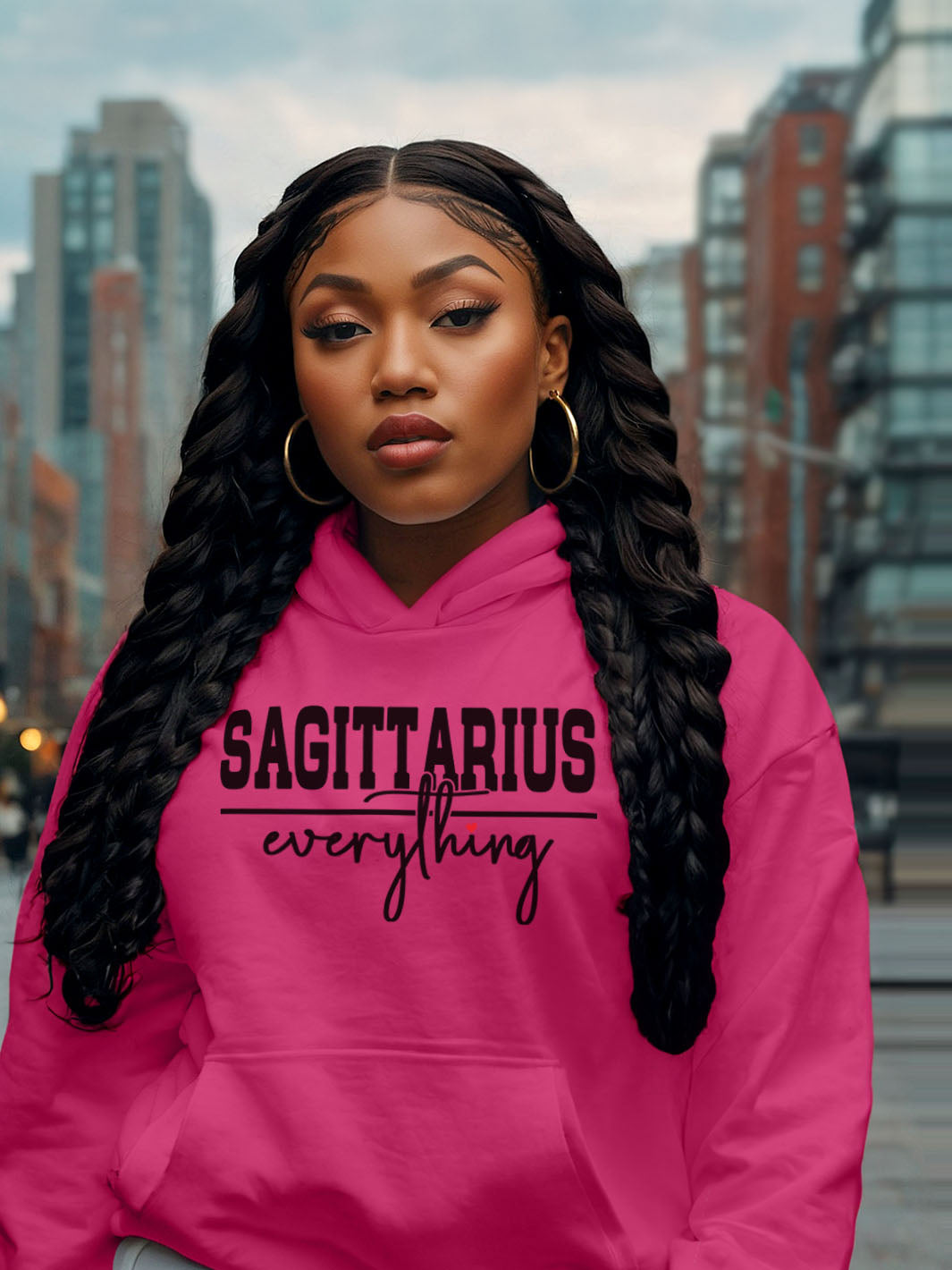 SAGITTARIUS OVER EVERYTHING HOODIE | Pack Light, Move Fast