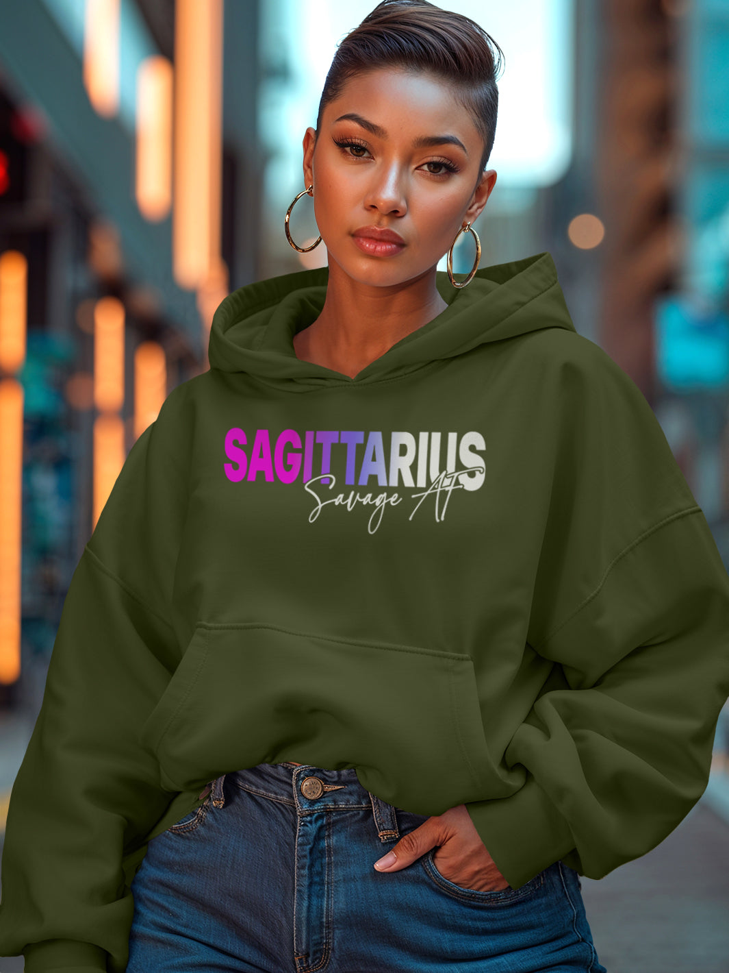 SAGITTARIUS SAVAGE AF HOODIE