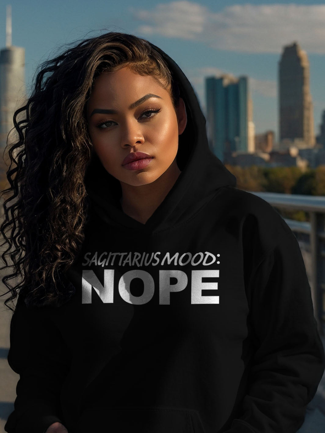SAGITTARIUS MOOD HOODIE | Not lost, just ignoring directions.
