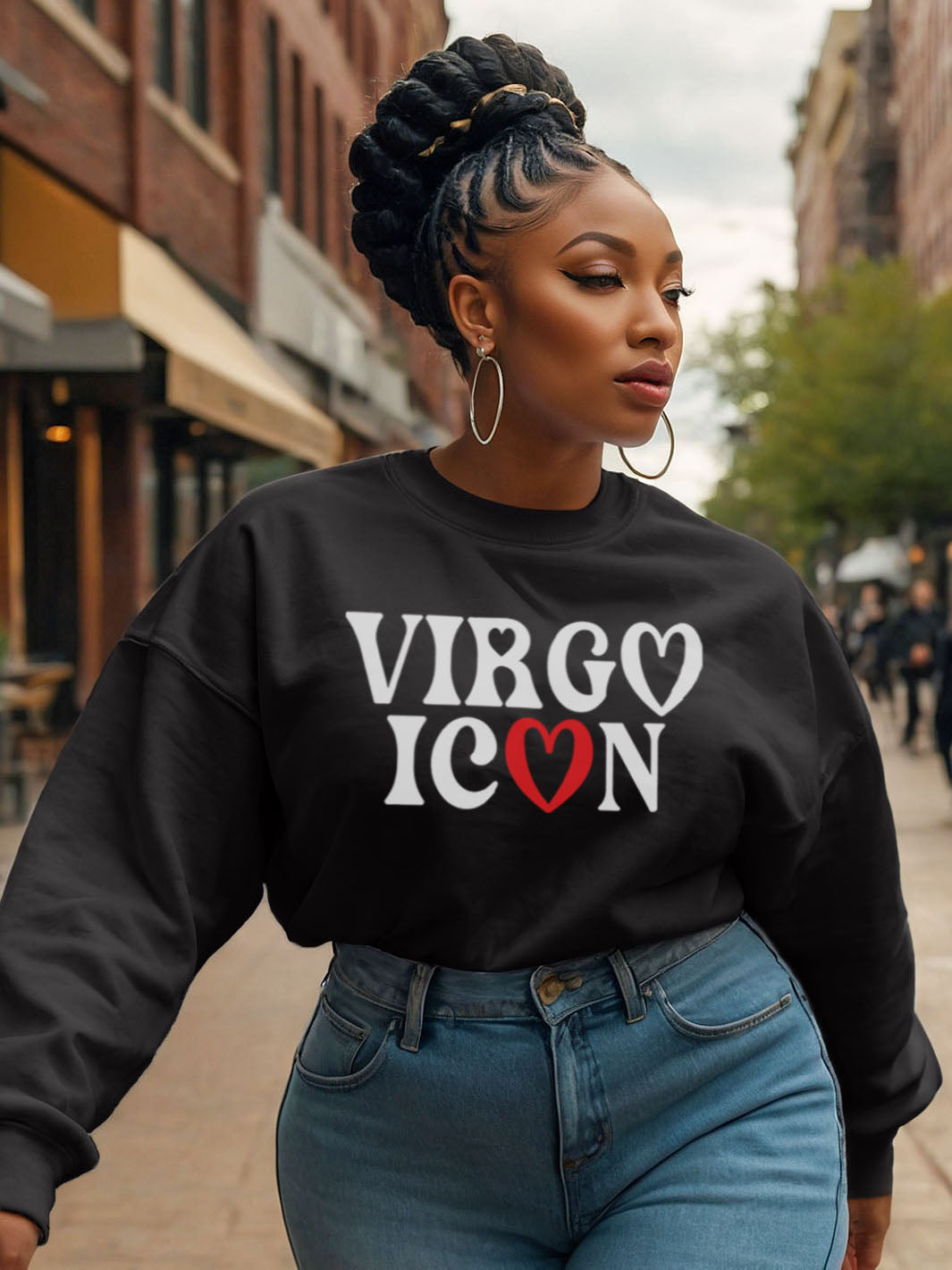 VIRGO ICON SWEATSHIRT | Clean, Collected, Cold With It