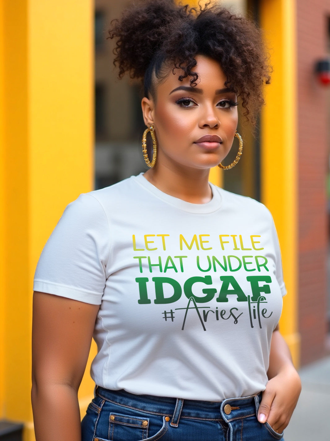 ARIES IDGAF T-SHIRT | Try me and find out
