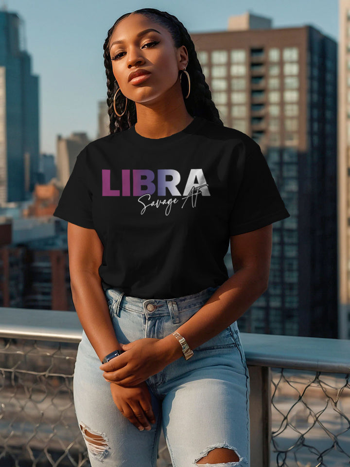 SAVAGE AF LIBRA T-SHIRT