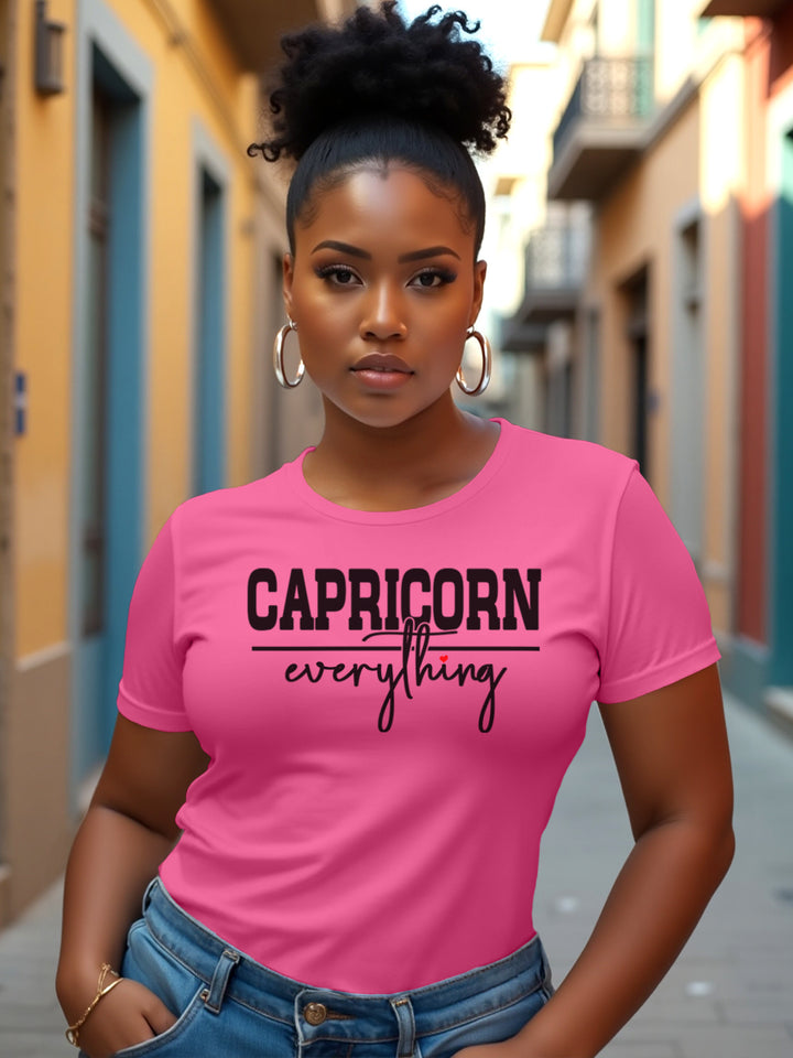 CAPRICORN OVER EVERYTHING T-SHIRT | Goals First, Feelings Later