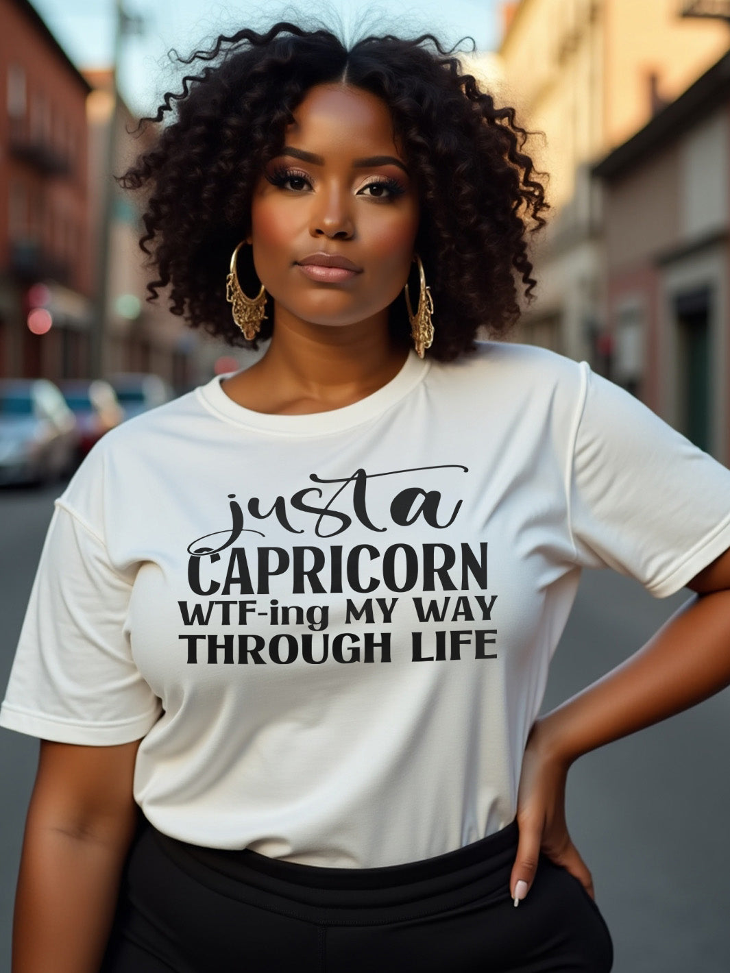 CAPRICORN WTF-ING THROUGH LIFE T-SHIRT