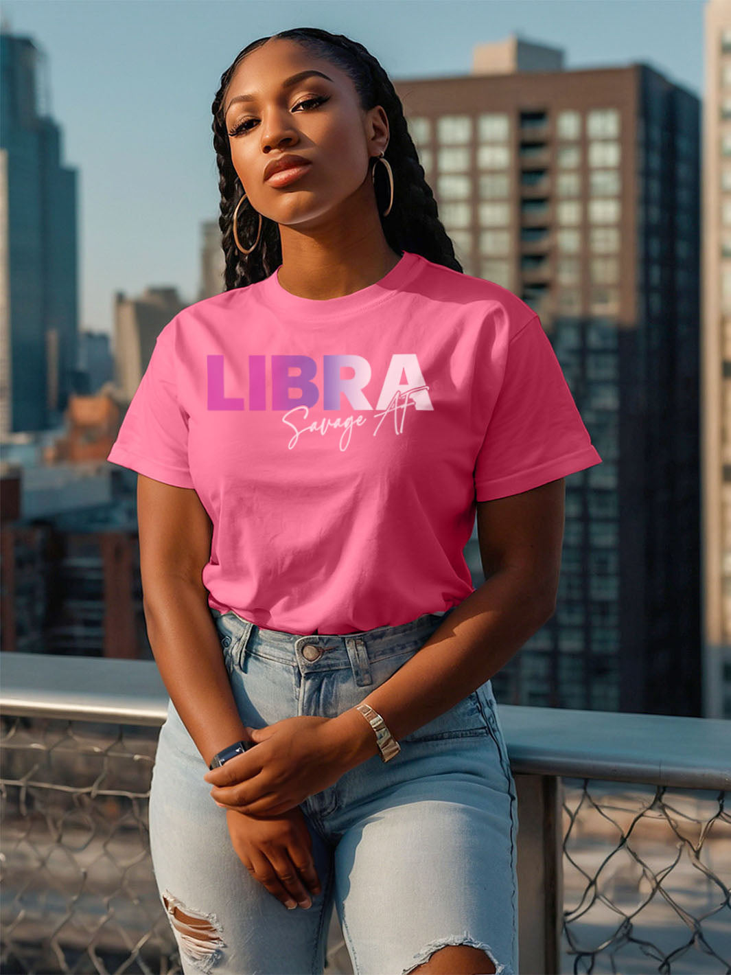 SAVAGE AF LIBRA T-SHIRT