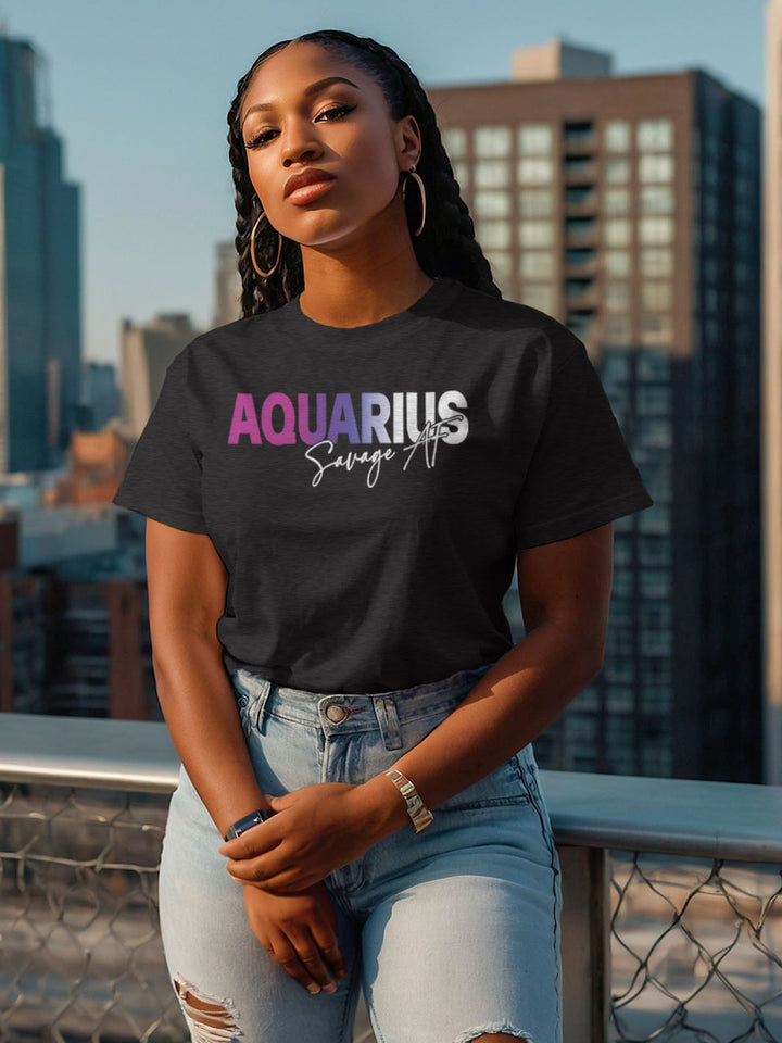 SAVAGE AF AQUARIUS T-SHIRT