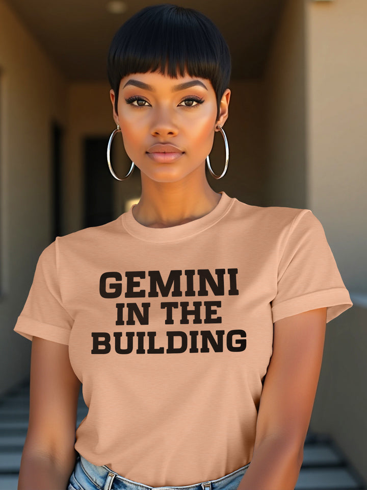GEMINI IN THE BUILDING T-SHIRT