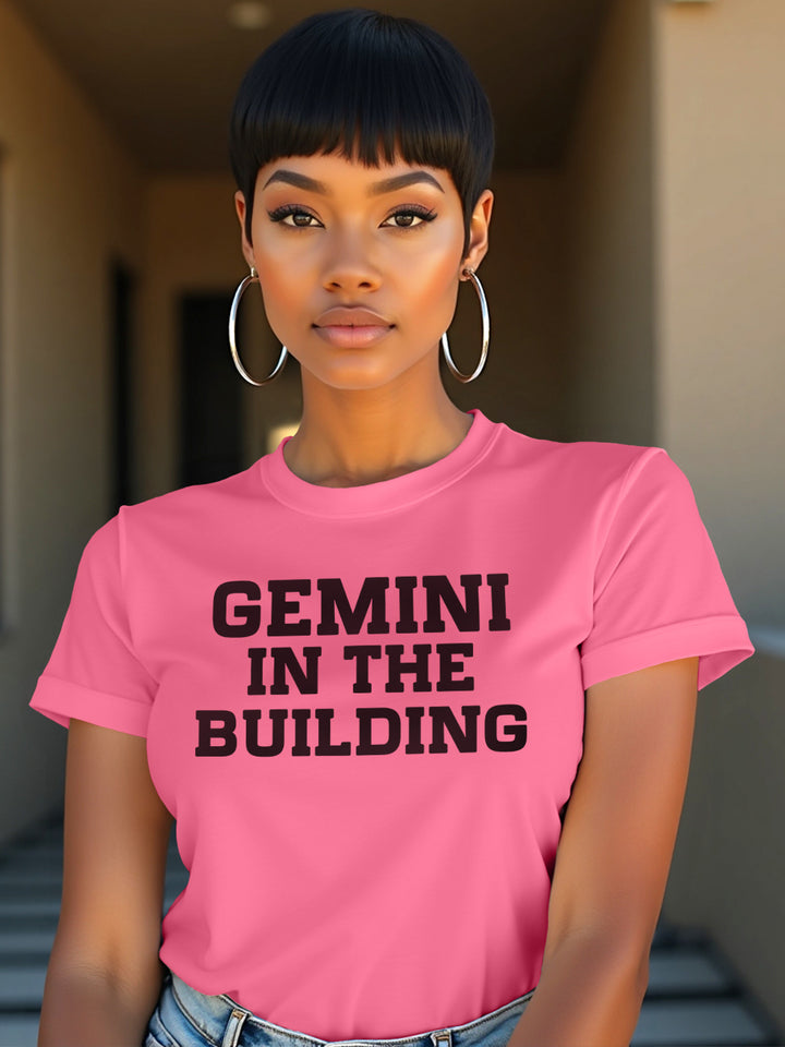 GEMINI IN THE BUILDING T-SHIRT