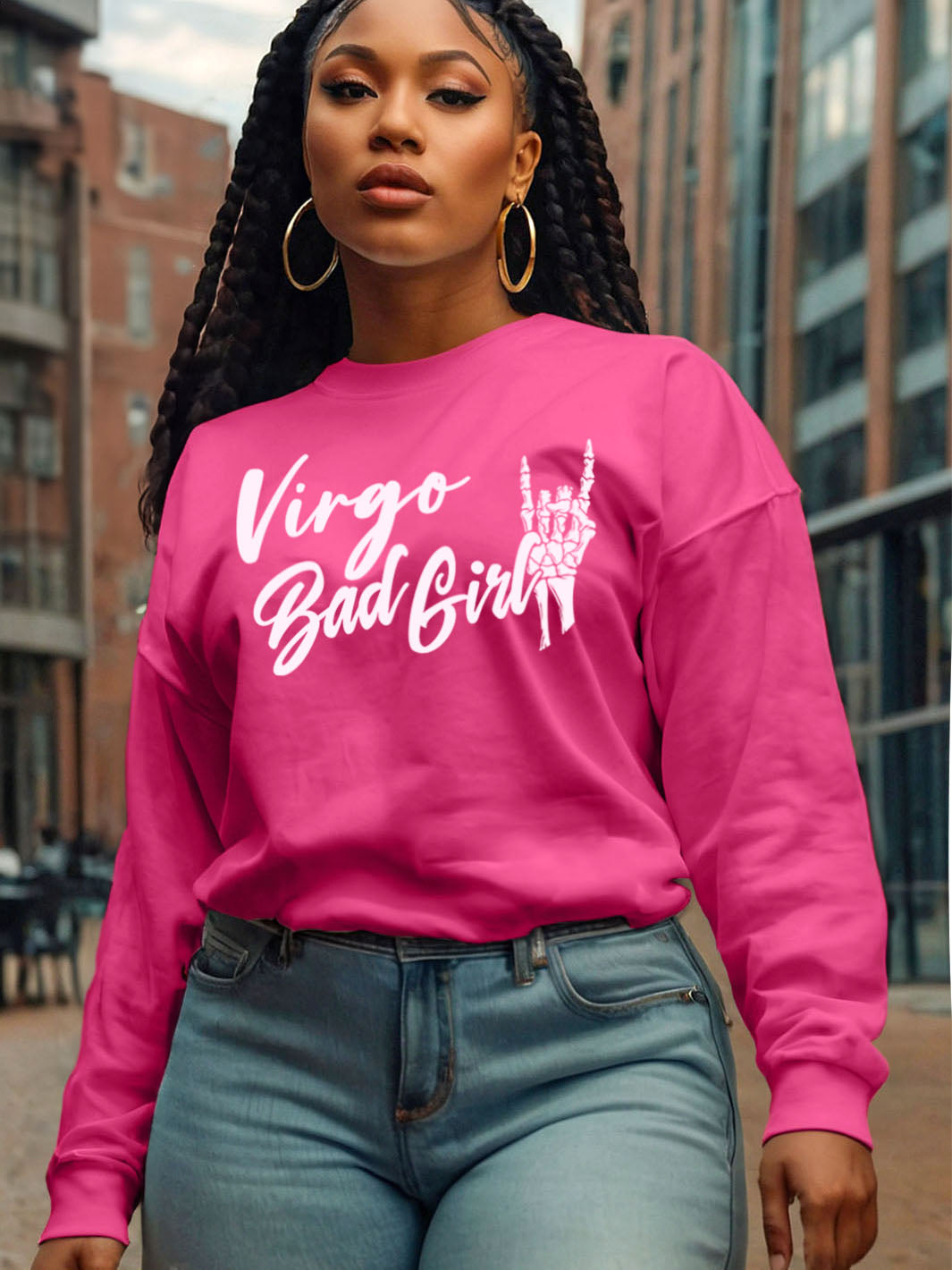 BAD GIRL VIRGO SWEATSHIRT