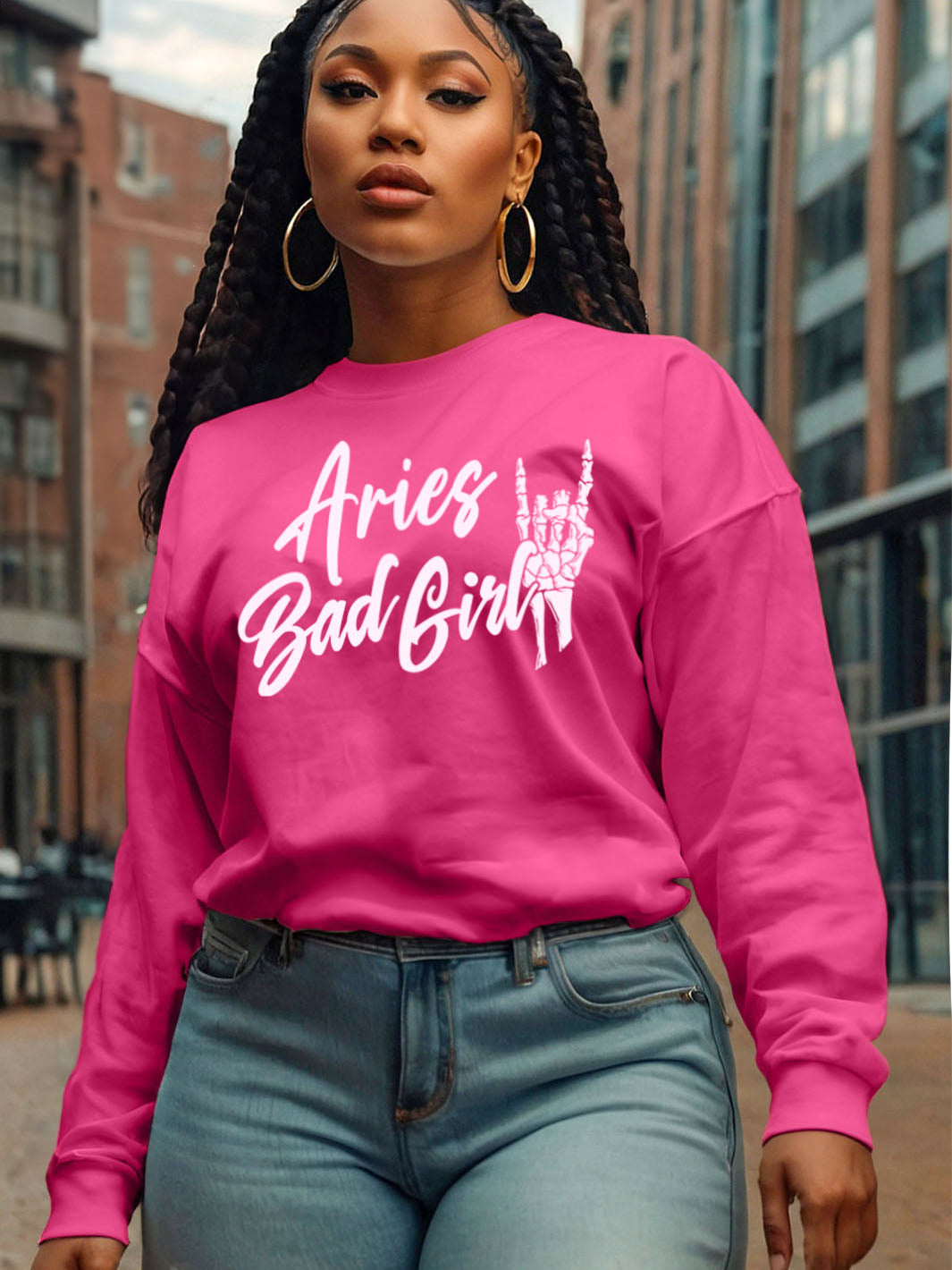 BAD GIRL ARIES SWEATSHIRT