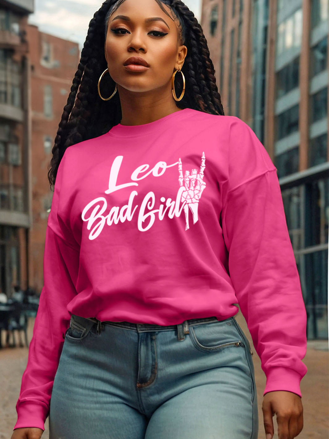 BAD GIRL LEO SWEATSHIRT
