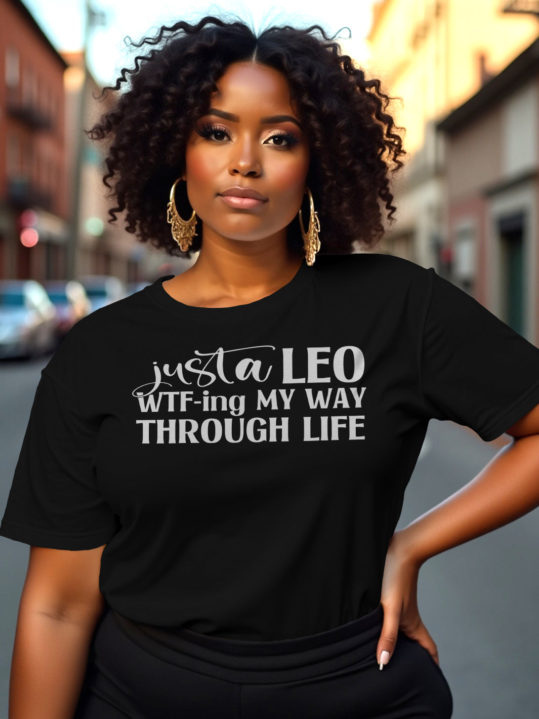LEO WTF-ING THROUGH LIFE T-SHIRT