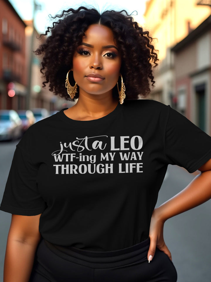 LEO WTF-ING THROUGH LIFE T-SHIRT