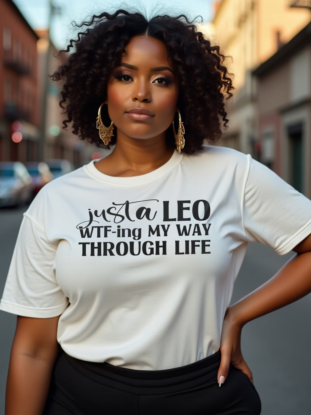 LEO WTF-ING THROUGH LIFE T-SHIRT