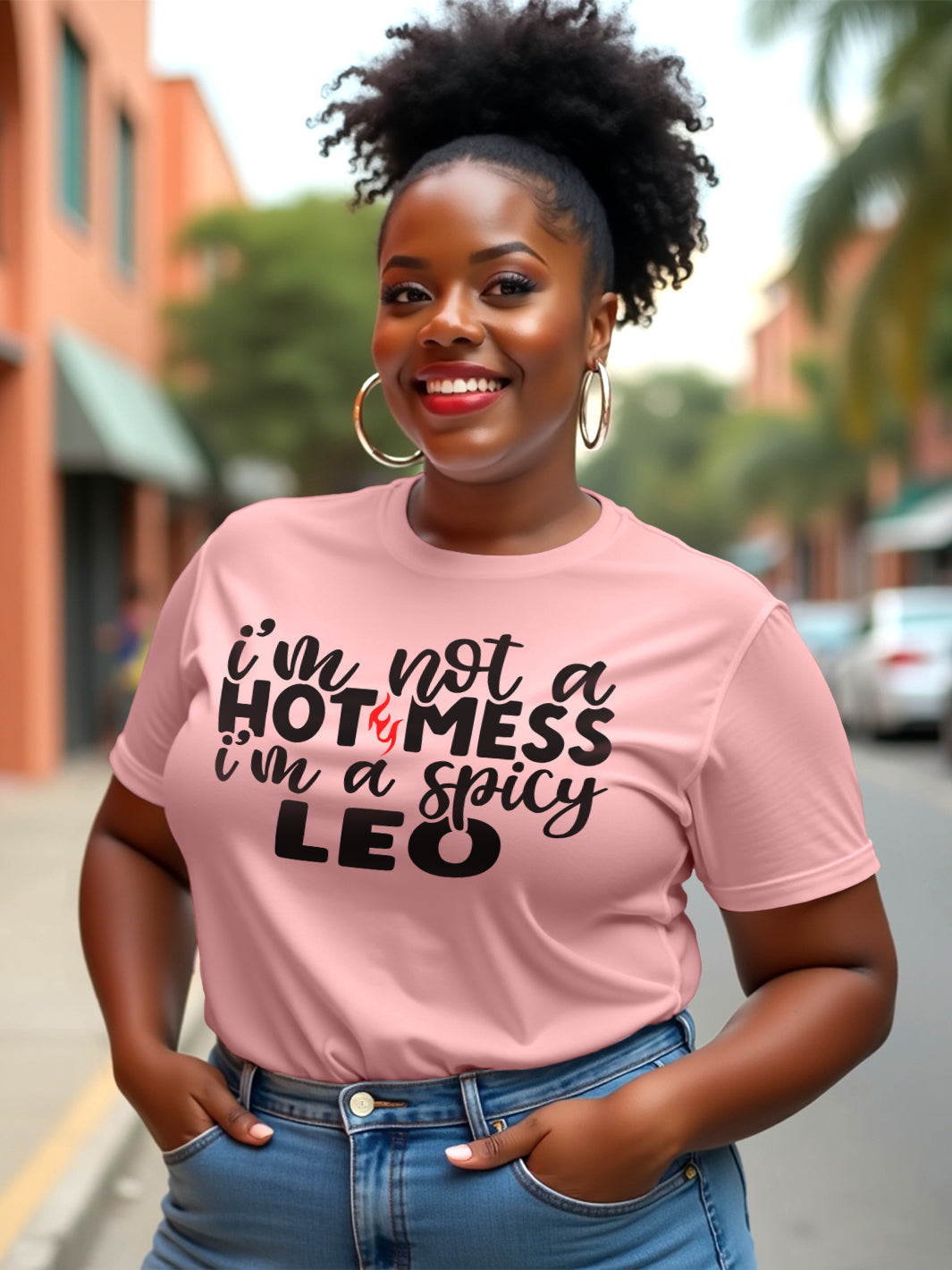 HOT MESS LEO T-SHIRT
