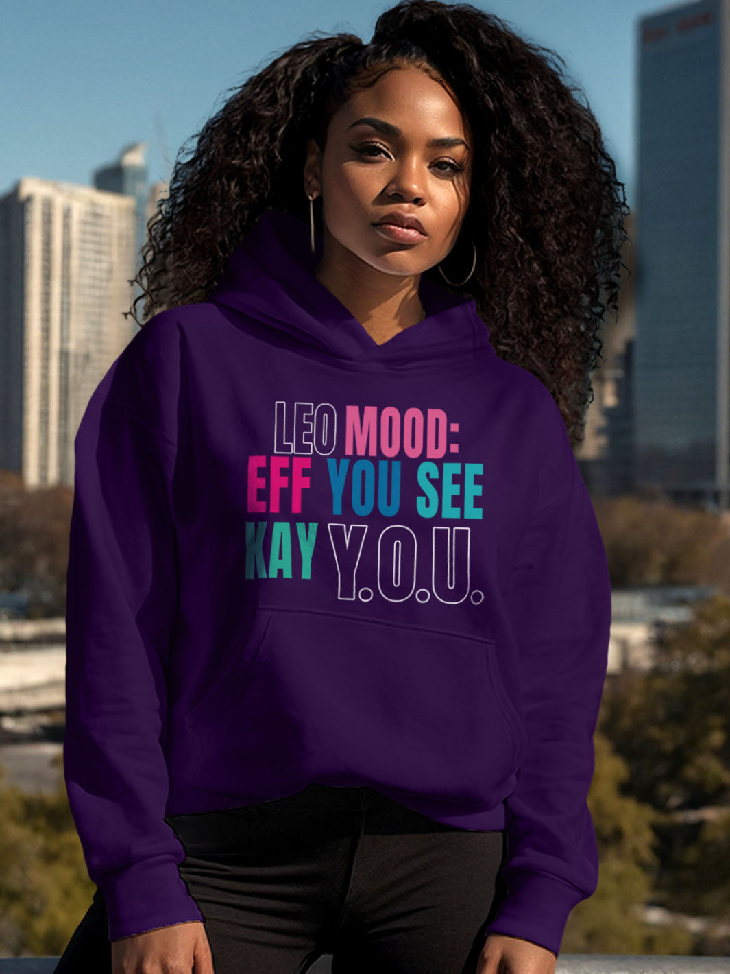 LEO MOOD: EFF YOU SEE KAY Y.O.U HOODIE