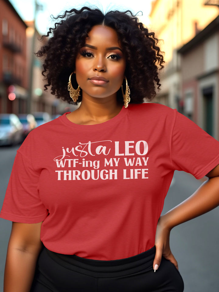 LEO WTF-ING THROUGH LIFE T-SHIRT