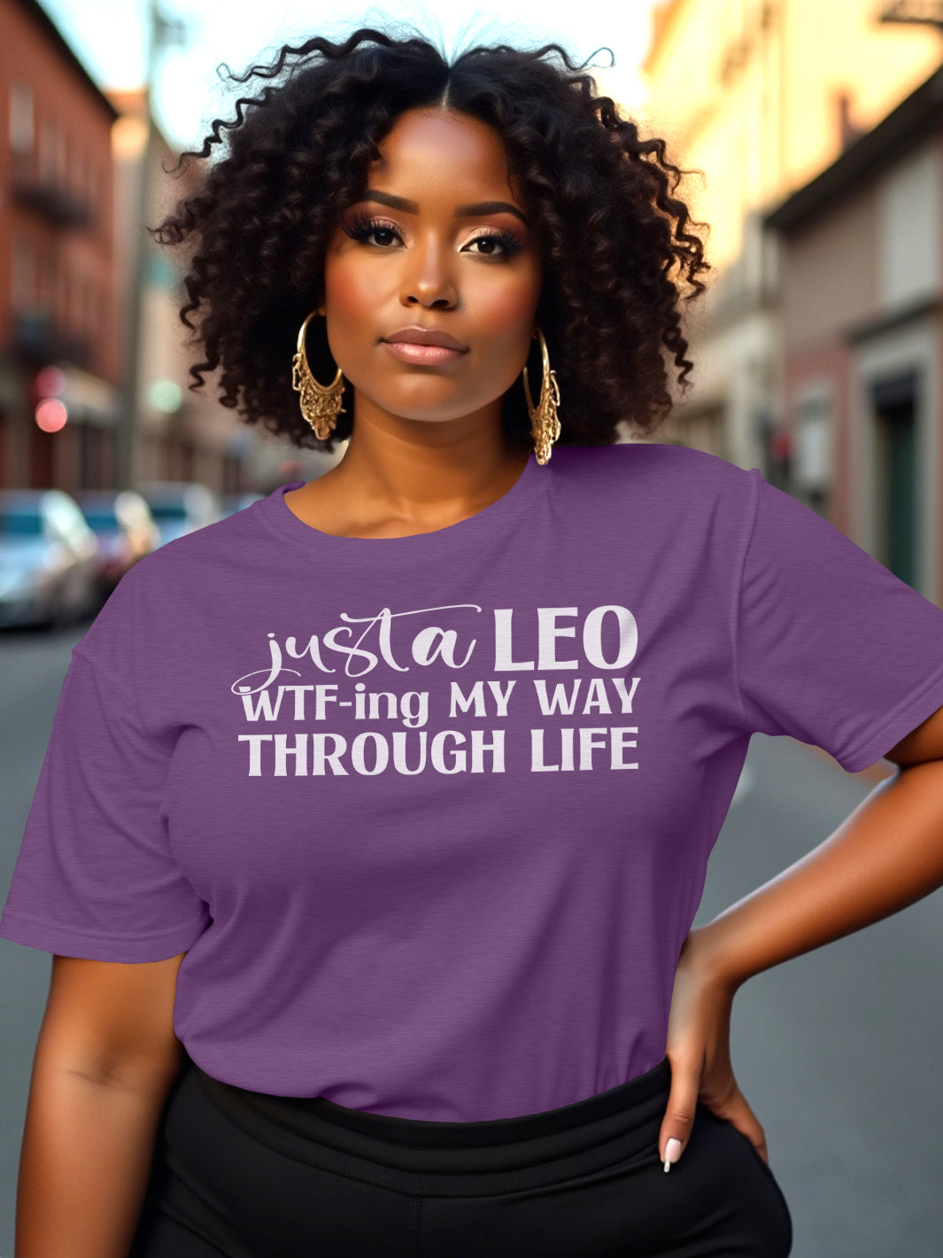 LEO WTF-ING THROUGH LIFE T-SHIRT